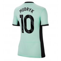 Camiseta Chelsea Mykhailo Mudryk #10 Tercera Equipación Replica 2023-24 para mujer mangas cortas
